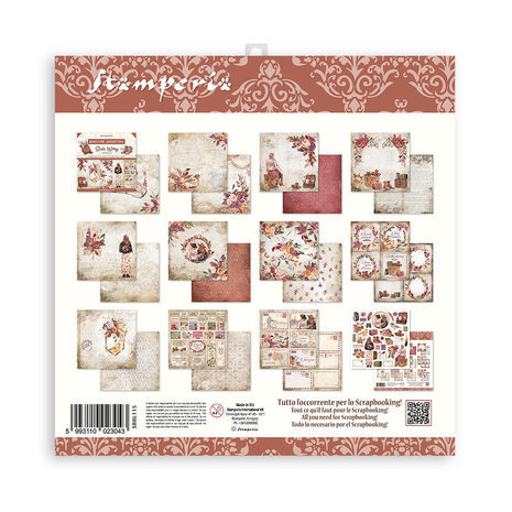 Stamperia Our Way 12x12 Inch Paper Pack (SBBL115) Stamperia Our Way 12x12 Inch Paper Pack (SBBL115)