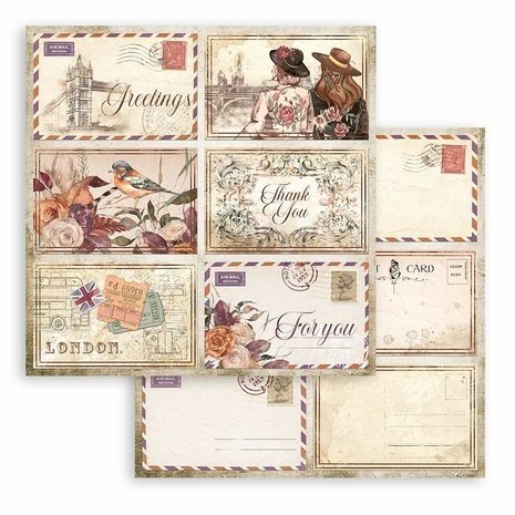Stamperia Our Way 8x8 Inch Paper Pack (SBBS64) Stamperia Our Way 8x8 Inch Paper Pack (SBBS64)