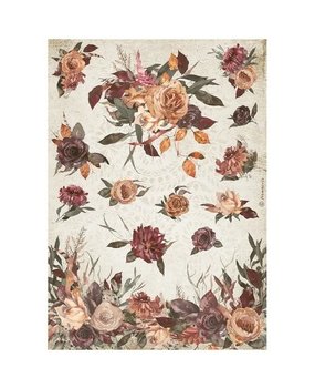 Stamperia Our Way Flowers Rice Paper A4 (DFSA4715) Stamperia Our Way Flowers Rice Paper A4 (DFSA4715)