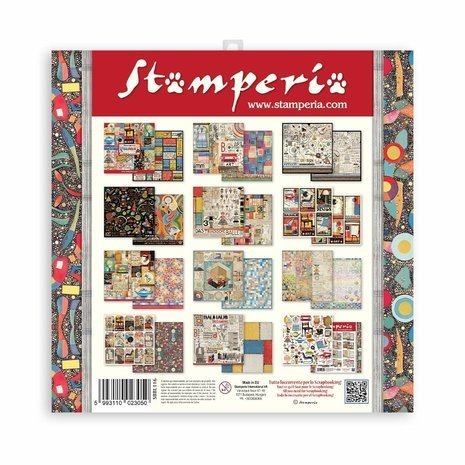 Stamperia Bauhaus 12x12 Inch Paper Pack (SBBL116) Stamperia Bauhaus 12x12 Inch Paper Pack (SBBL116)