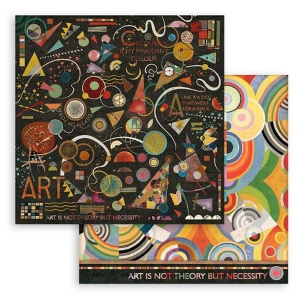 Stamperia Bauhaus 8x8 Inch Paper Pack (SBBS65) Stamperia Bauhaus 8x8 Inch Paper Pack (SBBS65)