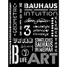 Stamperia Bauhaus Thick Stencil 20x25cm Writings (KSTD124) Stamperia Bauhaus Thick Stencil 20x25cm Writings (KSTD124)