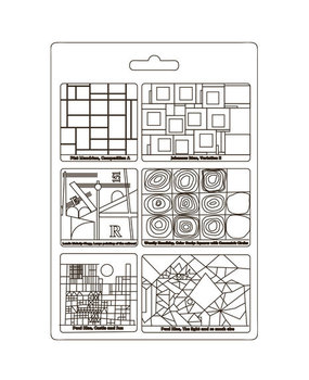 Stamperia Bauhaus Soft Mould A4 Squares (K3PTA4543) Stamperia Bauhaus Soft Mould A4 Squares (K3PTA4543)