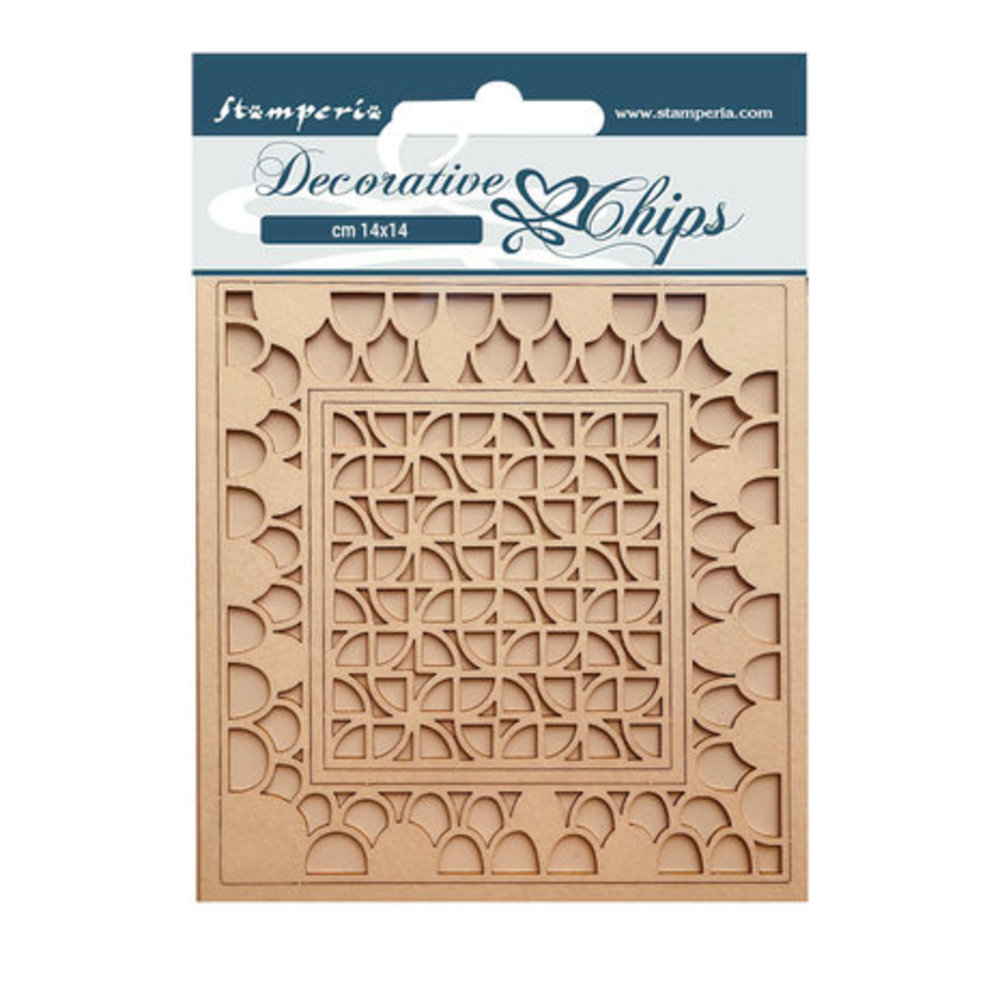 Stamperia Bauhaus Decorative Chips Pattern (SCB140)
