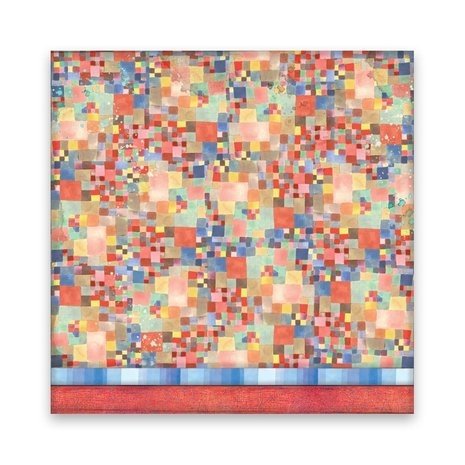 Stamperia Bauhaus 12x12 Inch Fabric Sheets (SBPLT03) Stamperia Bauhaus 12x12 Inch Fabric Sheets (SBPLT03)