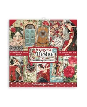 Stamperia Desire 8x8 Inch Paper Pack (SBBS66)