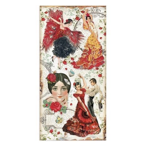 Stamperia Desire 6x12 Inch Paper Pack (SBBV18)