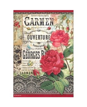 Stamperia Desire Carmen Ouverture Rice Paper A4 (DFSA4718)