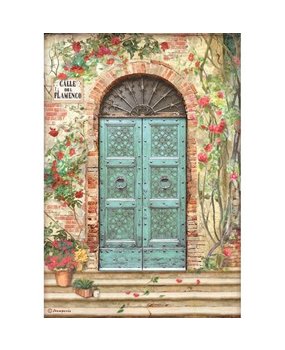 Stamperia Desire Calle de Flamenco Rice Paper A4 (DFSA4719)