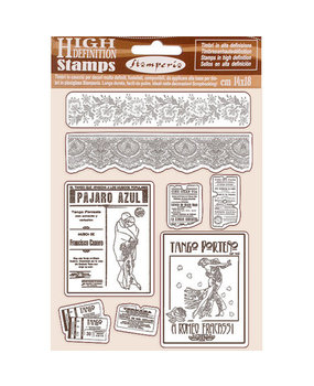 Stamperia Desire Borders and Frame Natural Rubber Stamp (WTKCC216)*