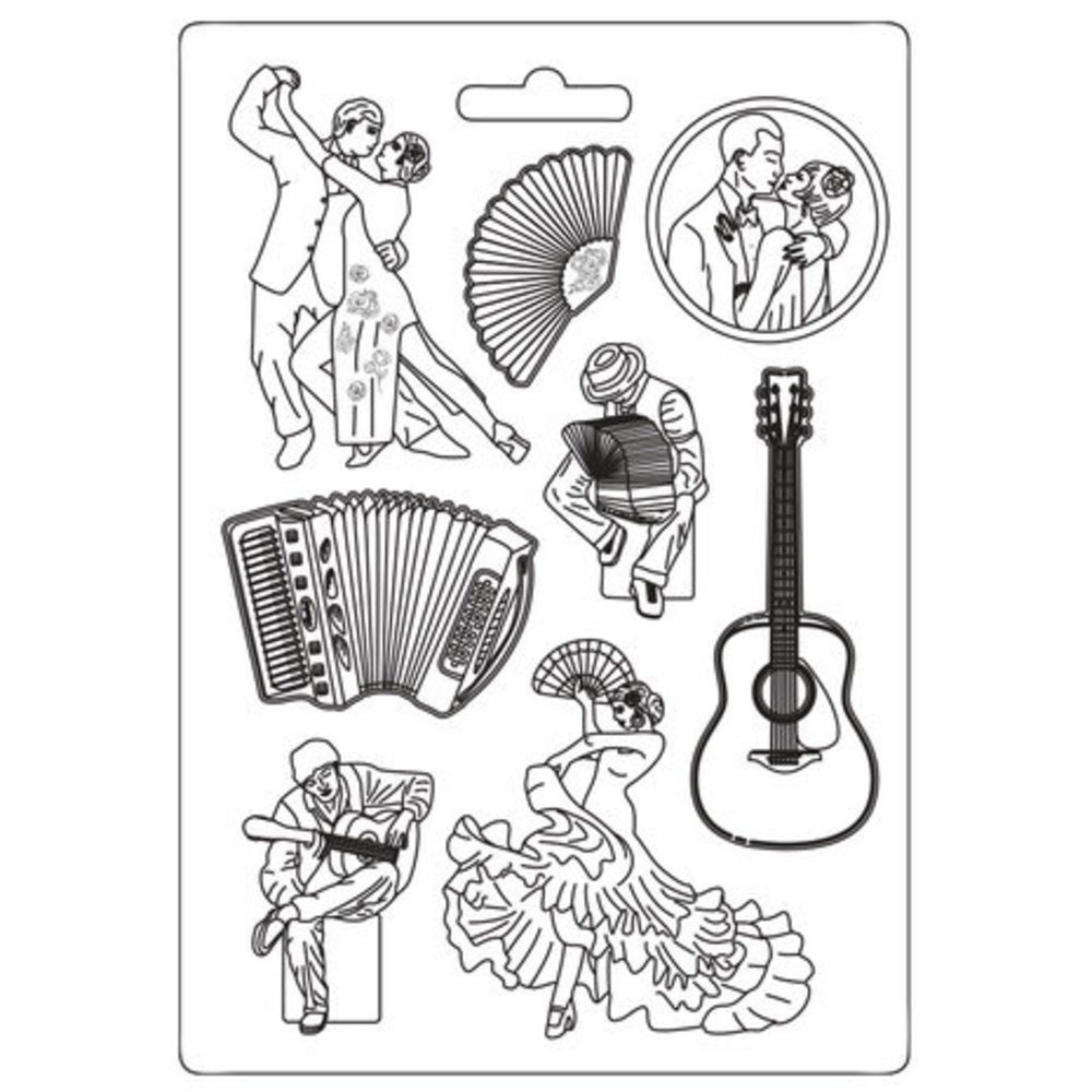 Stamperia Desire Soft Mould A4 Elements (K3PTA4545) Stamperia Desire Soft Mould A4 Elements (K3PTA4545)