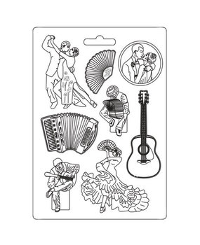 Stamperia Desire Soft Mould A4 Elements (K3PTA4545)