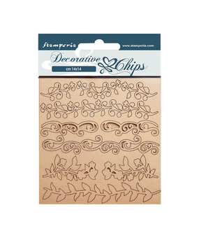 Stamperia Desire Decorative Chips Borders (SCB142) Stamperia Desire Decorative Chips Borders (SCB142)