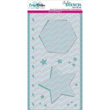 Carlijn Design Stencil Slimline Achtergrondjes 3 (CDSC-0021)