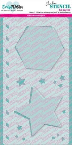Carlijn Design Stencil Slimline Achtergrondjes 3 (CDSC-0021)