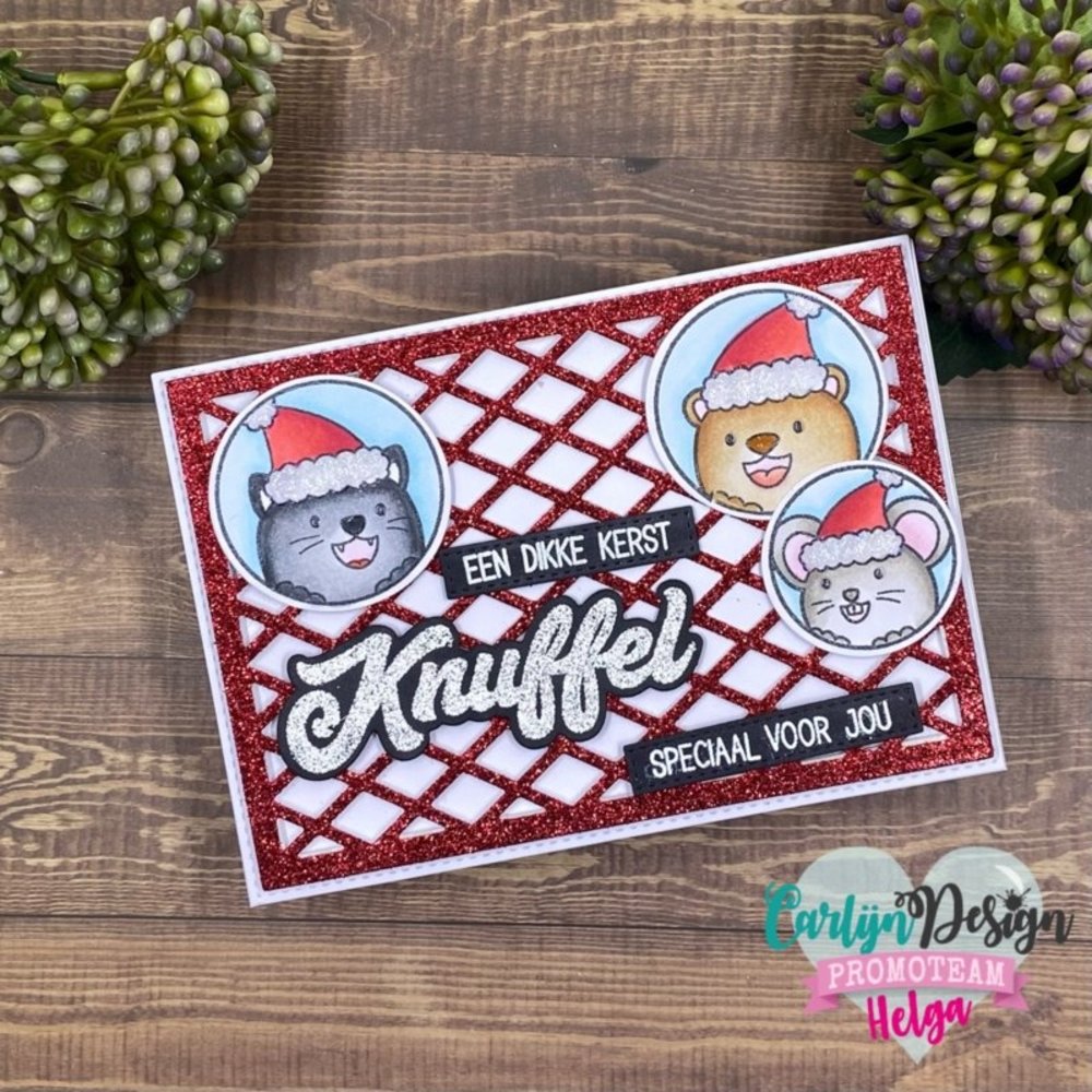 Carlijn Design Stempels Grote Teksten Kerst & Knuffel (CDST-0091) Carlijn Design Stempels Grote Teksten Kerst & Knuffel (CDST-0091)