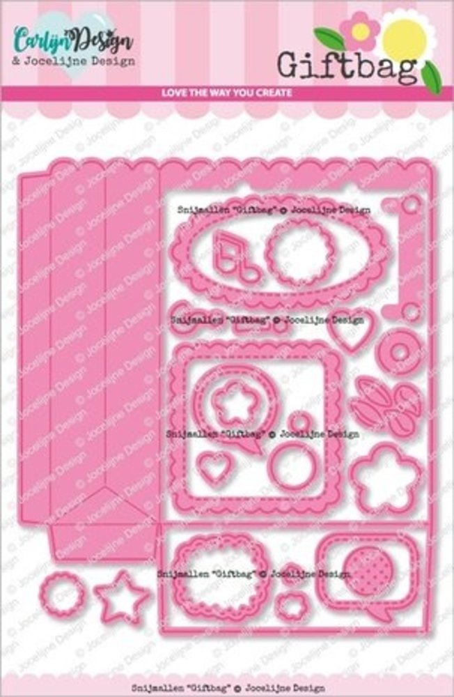 Carlijn Design Snijmallen Giftbag (CDJD-0032) Carlijn Design Snijmallen Giftbag (CDJD-0032)
