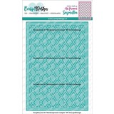 Carlijn Design Snijmallen A6 Achtergrond Ruitjes (CDSN-0178)