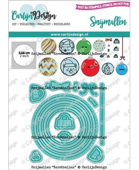 Carlijn Design Snijmallen Kerstballen (CDSN-0180) Carlijn Design Snijmallen Kerstballen (CDSN-0180)