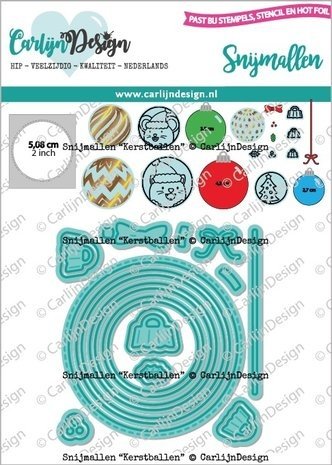 Carlijn Design Snijmallen Kerstballen (CDSN-0180) Carlijn Design Snijmallen Kerstballen (CDSN-0180)