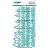 Carlijn Design Snijmallen Slimline Randen 5 Kerst (CDSN-0183)