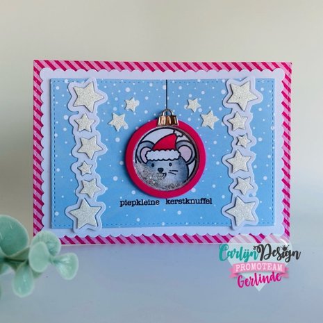 Carlijn Design Snijmallen Slimline Randen 5 Kerst (CDSN-0183)