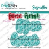 Carlijn Design Snijmallen Fijne Kerst (CDSN-0184)