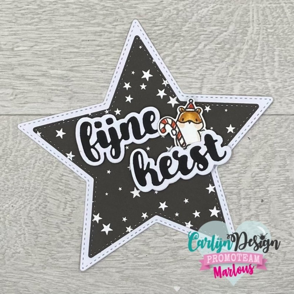 Carlijn Design Snijmallen Fijne Kerst (CDSN-0184)