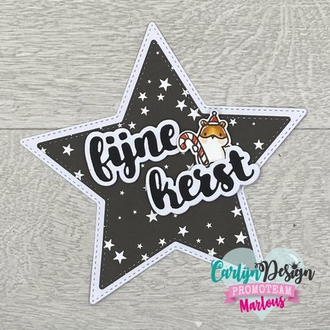 Carlijn Design Snijmallen Fijne Kerst (CDSN-0184)
