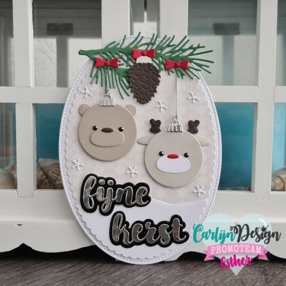 Carlijn Design Snijmallen Fijne Kerst (CDSN-0184)