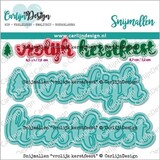 Carlijn Design Snijmallen Vrolijk Kerstfeest (CDSN-0185)