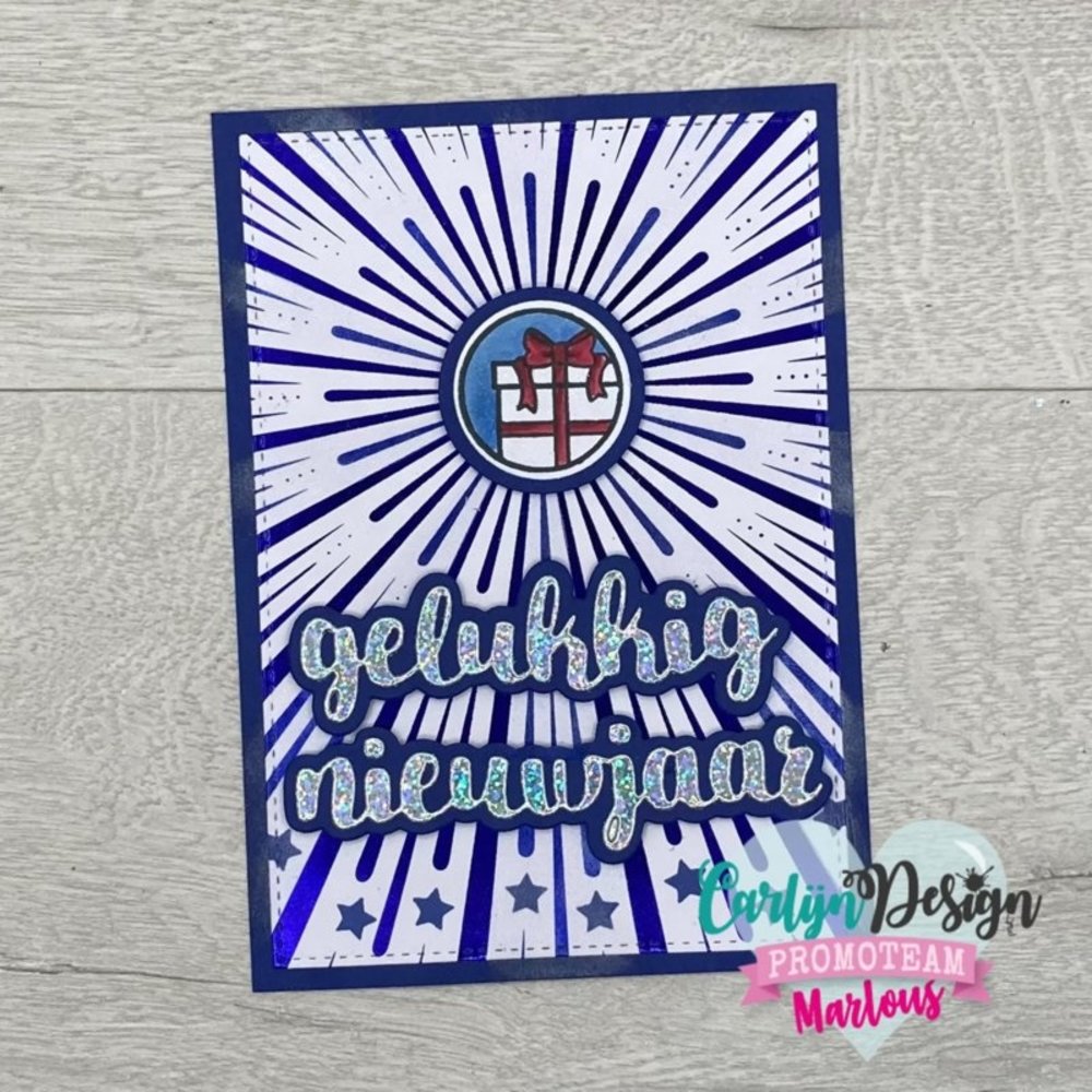 Carlijn Design Snijmallen Gelukkig Nieuwjaar (CDSN-0187)