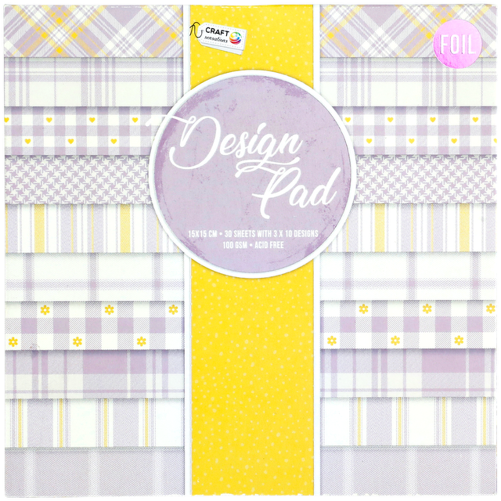 Craft Sensations Ruiten en Strepen 6x6 Inch Paper Pad (3005277) Craft Sensations Ruiten en Strepen 6x6 Inch Paper Pad (3005277)