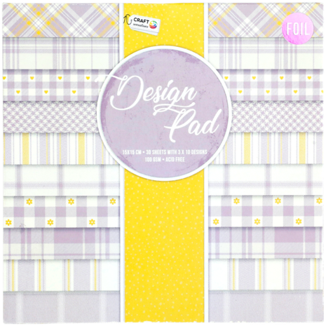 Craft Sensations Ruiten en Strepen 6x6 Inch Paper Pad (3005277) Craft Sensations Ruiten en Strepen 6x6 Inch Paper Pad (3005277)