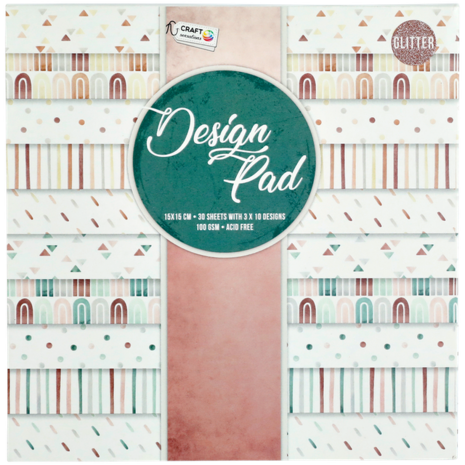 Craft Sensations Modern 6x6 Inch Paper Pad (3005277) Craft Sensations Modern 6x6 Inch Paper Pad (3005277)