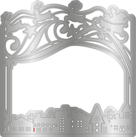 Gemini Decorative Frame Stamp & Die Dashing Through the Snow (GEM-STD-DF-DTTS) Gemini Decorative Frame Stamp & Die Dashing Through the Snow (GEM-STD-DF-DTTS)