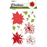 Studio Light Christmas Poinsettia A5 Masking Stencil (SL-ES-MASK142)