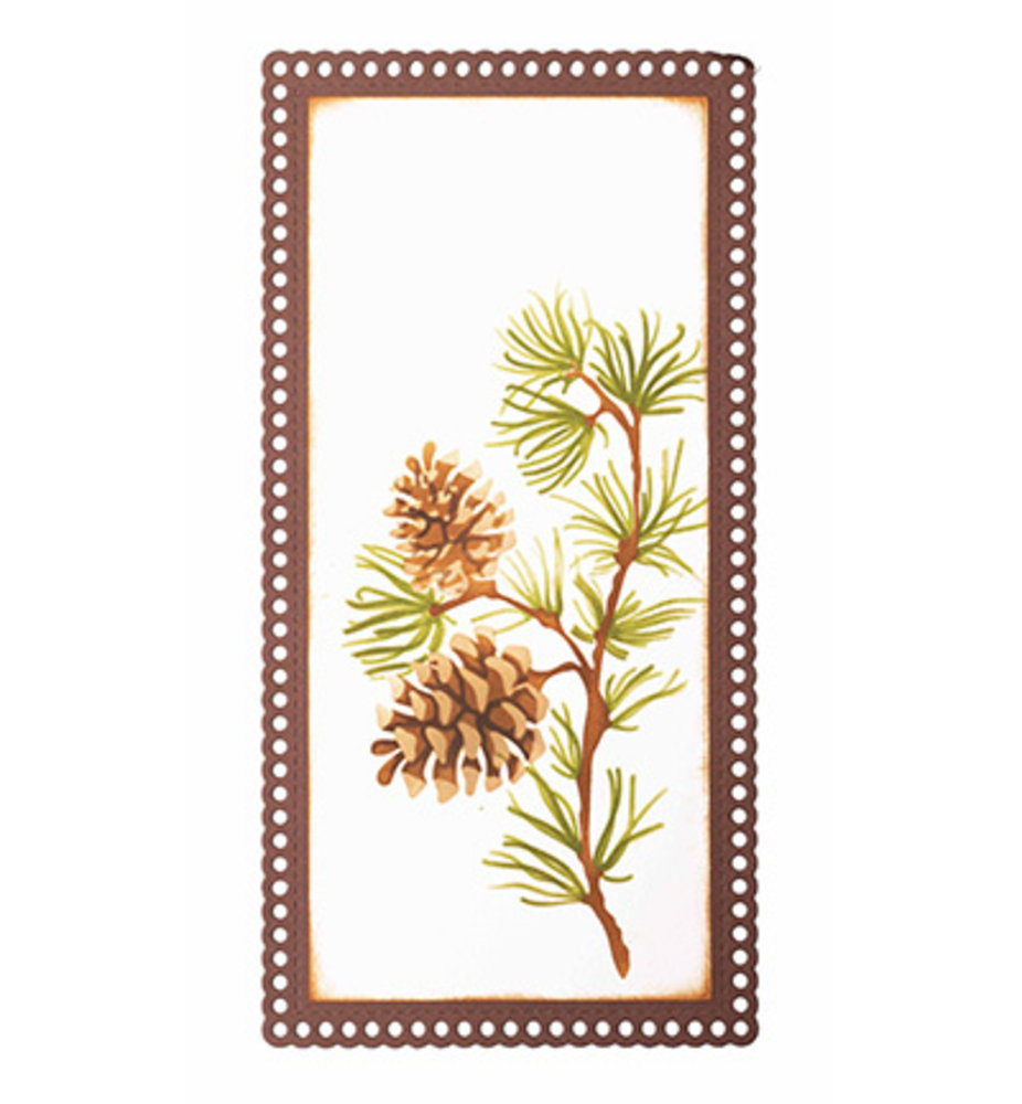 Studio Light Christmas Pine Branch A5 Masking Stencil (SL-ES-MASK143) Studio Light Christmas Pine Branch A5 Masking Stencil (SL-ES-MASK143)