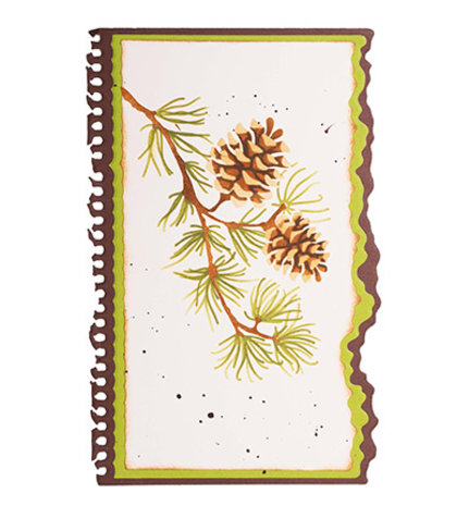 Studio Light Christmas Pine Branch A5 Masking Stencil (SL-ES-MASK143) Studio Light Christmas Pine Branch A5 Masking Stencil (SL-ES-MASK143)