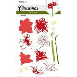 Studio Light Christmas Amaryllis A5 Masking Stencil (SL-ES-MASK144)