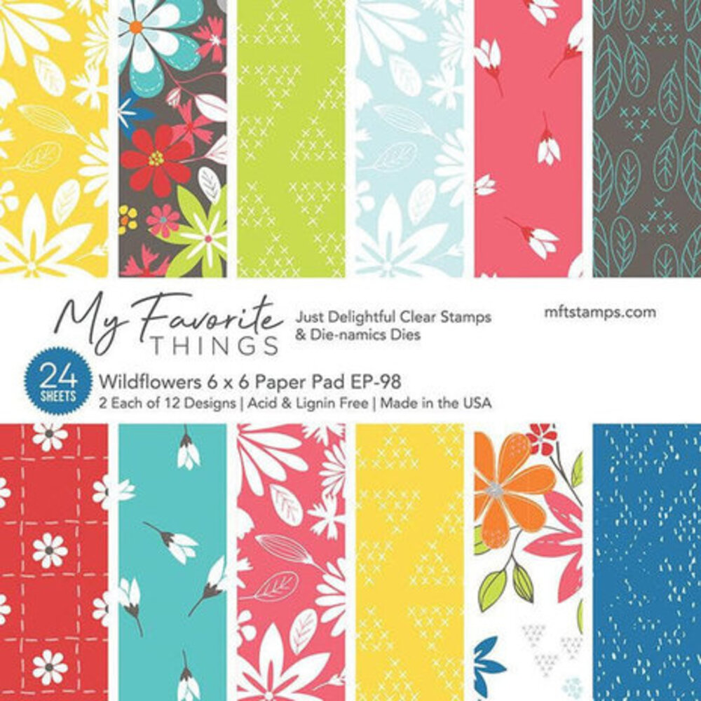 My Favorite Things Wildflowers 6x6 Inch Paper Pad (EP-98)