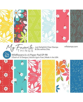 My Favorite Things Wildflowers 6x6 Inch Paper Pad (EP-98) My Favorite Things Wildflowers 6x6 Inch Paper Pad (EP-98)
