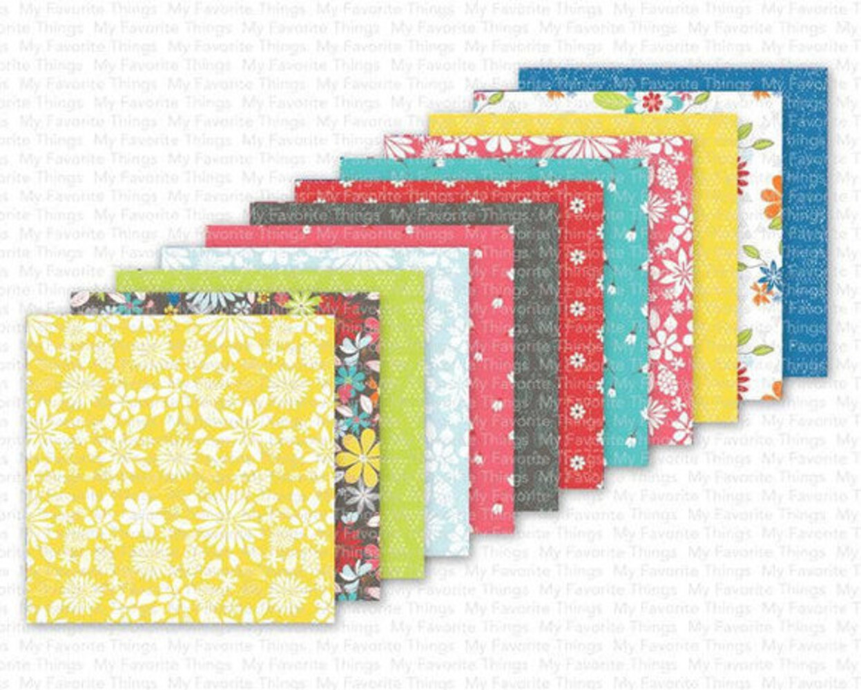 My Favorite Things Wildflowers 6x6 Inch Paper Pad (EP-98)
