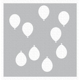 My Favorite Things Balloon Party Stencil (ST-173)