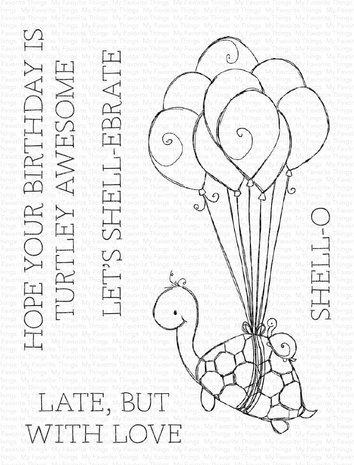 My Favorite Things Turtley Awesome Clear Stamps (RAM-036) My Favorite Things Turtley Awesome Clear Stamps (RAM-036)