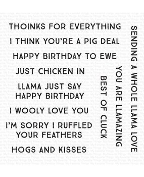 My Favorite Things Punny Farm Clear Stamps (CS-694)