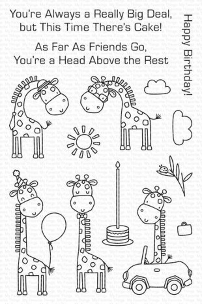My Favorite Things Joyful Giraffes Clear Stamps (CS-699) My Favorite Things Joyful Giraffes Clear Stamps (CS-699)