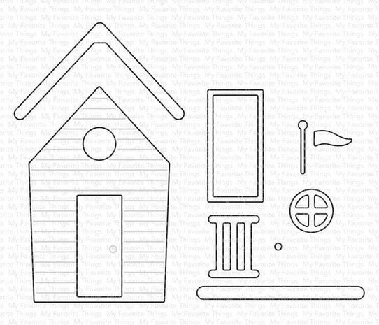 My Favorite Things Die-namics Beach Bungalow (MFT-2299) My Favorite Things Die-namics Beach Bungalow (MFT-2299)