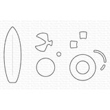 My Favorite Things Die-namics Beach Bungalow Accessories (MFT-2300)