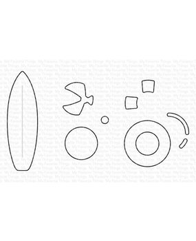 My Favorite Things Die-namics Beach Bungalow Accessories (MFT-2300)